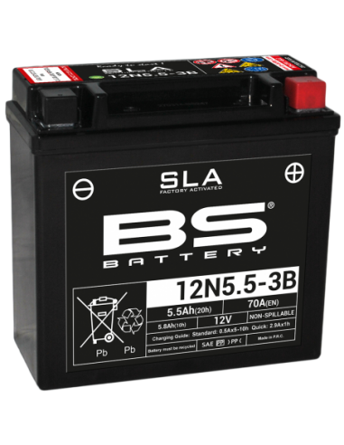 Batería BS Battery SLA 12N5.5-3B (FA) - 12 V/5