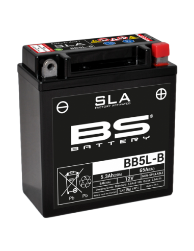 Batería BS Battery SLA BB5L-B (FA) - YB5L-B - 12 V/5