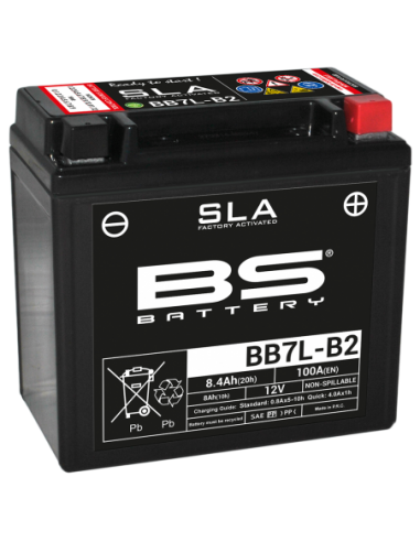 Batería BS Battery SLA BB7L-B2 (FA) - YB7L-B2 - 12 V/8