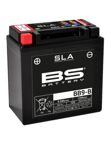 Batería BS Battery SLA BB9-B (FA) - YB9-B - 12 V/9