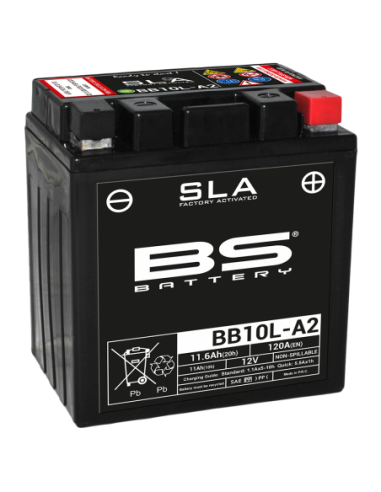 Batería BS Battery SLA BB10L-A2 (FA) - YB10L-A2 - 12 V/11