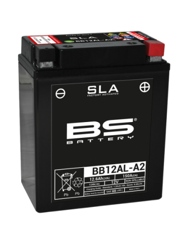 Batería BS Battery SLA BB12AL-A2 (FA) - YB12AL-A2 - 12 V/12