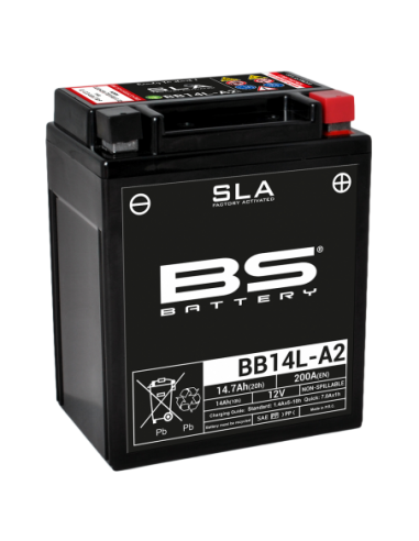 Batería BS Battery SLA BB14L-A2 (FA) - YB14L-A2 - 12 V/14