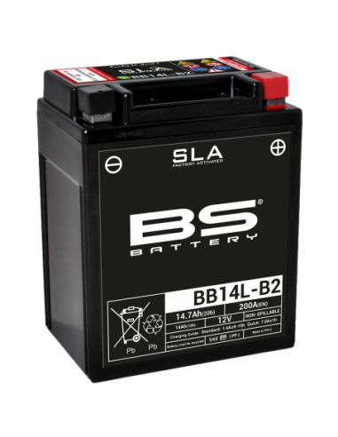 Batería BS Battery SLA BB14L-B2 (FA) - YB14L-B2 - 12 V/14