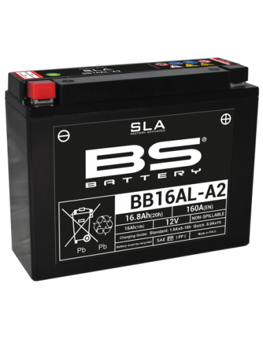 Batería BS Battery SLA BB16AL-A2 (FA) - YB16AL-A2 - 12 V/16