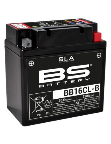 Batería BS Battery SLA BB16CL-B (FA) - YB16CL-B - 12 V/19
