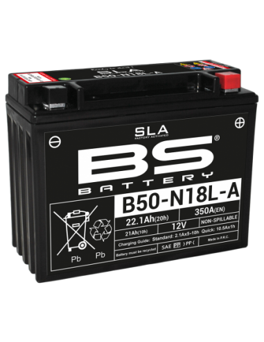 Batería BS Battery SLA B50N18L-A (FA) - Y50N18L-A - 12 V/21