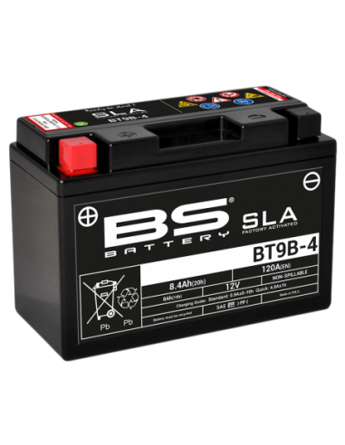 Batería BS Battery SLA BT9B-4 (FA) - YT9B-4 - 12 V/8