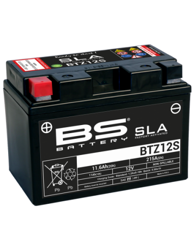 Batería BS Battery SLA BTZ12S (FA) - YTZ12S - 12 V/11