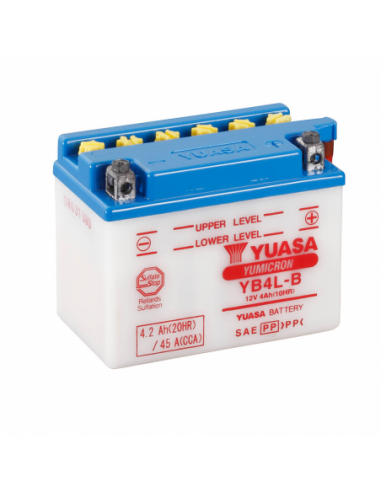 Batería Yuasa YB4L-B Combipack (con electrolito) - 12 V/4