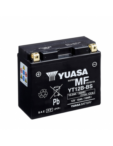 Batería Yuasa YT12B-BS Combipack (con electrolito) - 12 V/10