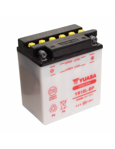 Batería Yuasa YB10L-BP Dry charged (sin electrolito) - 12 V/12