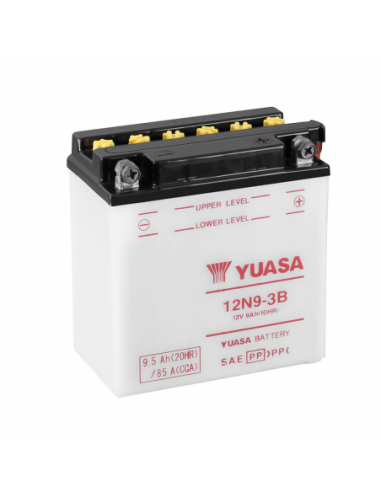 Batería Yuasa 12N9-3B Combipack (con electrolito) - 12 V/9