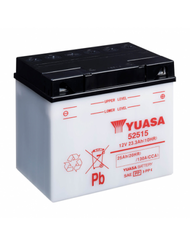 Batería Yuasa 52515 Combipack (con electrolito) - 12 V/25