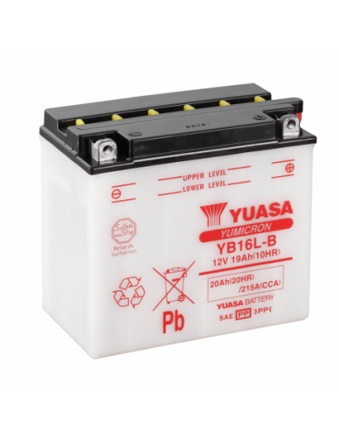 Batería Yuasa YB16L-B Combipack (con electrolito) - 12 V/19