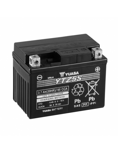 Batería Yuasa YTZ5S Combipack (con electrolito) - 12 V/3