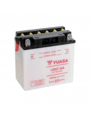 Batería Yuasa 12N7-4A Dry charged (sin electrolito) - 12 V/7