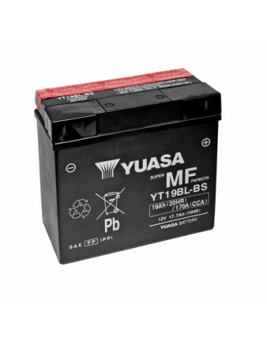 Batería Yuasa YT19BL-BS Combipack (con electrolito) - 12 V/19