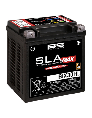 Batería BS Battery SLA MAX BIX30HL (FA) - YIX30HL - 12 V/31