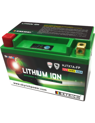 Bateria de litio Skyrich LITX7A (Con indicador de carga) - YTX7A-BS  - 12 V/10