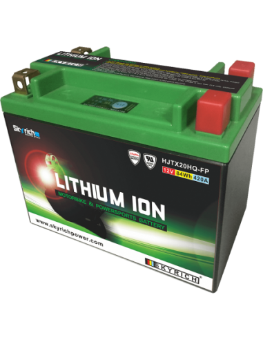 Bateria de litio Skyrich LITX20HQ (Impermeable + indicador de carga) - Multimodelo - 12 V/28