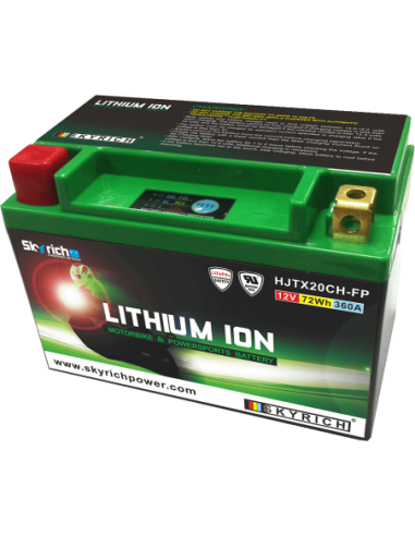 Bateria de litio Skyrich LITX20CH (Con indicador de carga) - Multimodelo - 12 V/24