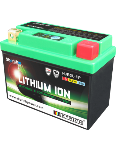 Bateria de litio Skyrich LIB5L (Impermeable + indicador de carga) - Multimodelo - 12 V/8