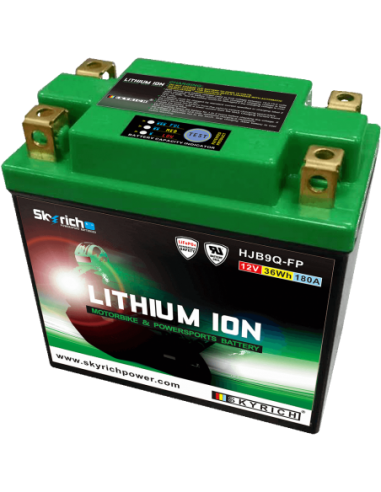Bateria de litio Skyrich LIB9Q (Impermeable + indicador de carga) - Multimodelo - 12 V/15