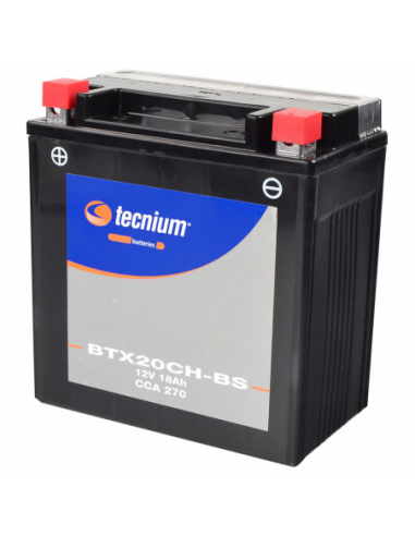 Batería Tecnium BTX20CH-BS - YTX20CH-BS - 12 V/18
