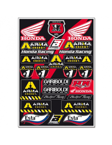 Kit Adhesivos Blackbird Réplica Honda Gariboldi 5076G. 5076G. 8430525390904