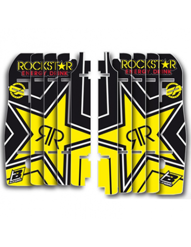Adhesivos para rejillas de radiador Blackbird Réplica Honda Rockstar A101R8. A101R8. 8430525391550