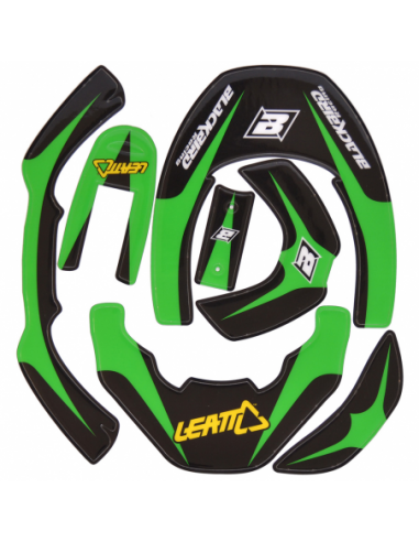 Adhesivo para Leatt Brace Blackbird verde5075/30. 5075/30. 8430525390829