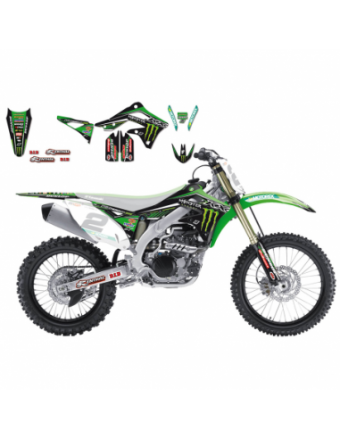 Kit Adhesivos Blackbird Réplica Monster Kawasaki 2420R6. 2420R6. 8430525479180