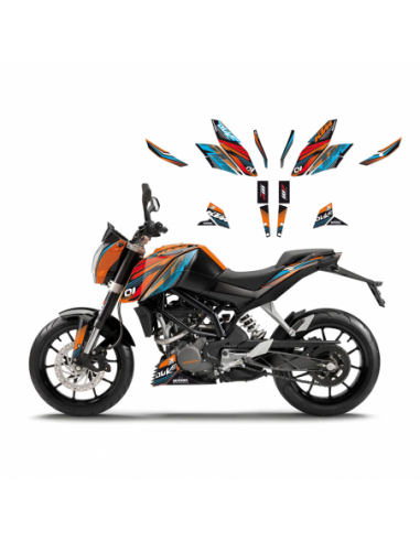 Kit adhesivos Blackbird KTM Duke 2544R. 2544R. 8430525833050