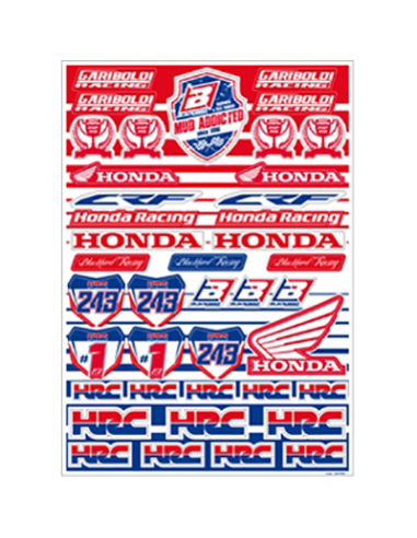 Kit Adhesivos Blackbird Réplica Honda Gariboldi 2016 5076G1. 5076G1. 8430525898721