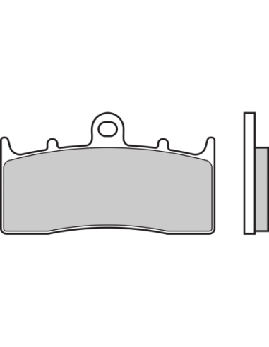 Pastillas de freno orgánicas Brembo 07GR6207. 07GR6207. 07GR6207