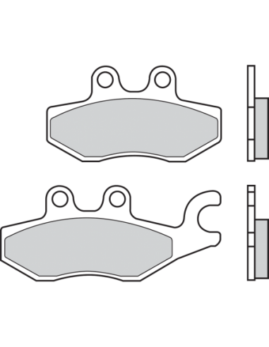 Pastillas de freno orgánicas Brembo 07060. 7060. 7060