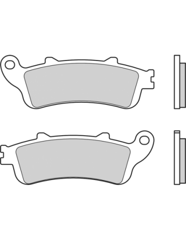 Pastillas de freno sinterizadas Brembo 07072XS. 07072XS. 07072XS