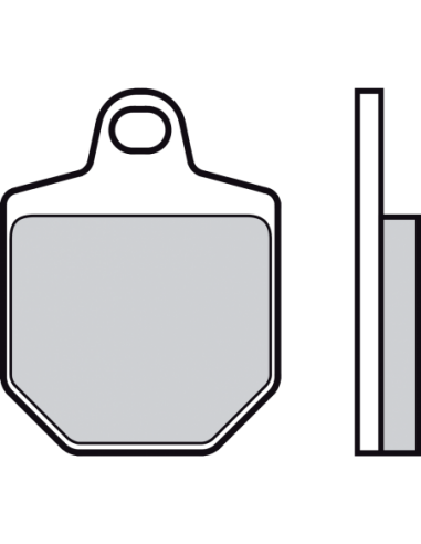 Pastillas de freno sinterizadas de competición Brembo 07GR76RC. 07GR76RC. 07GR76RC