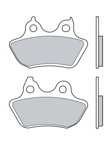 Pastillas de freno sinterizadas Brembo 07HD18SP. 07HD18SP. 07HD18SP