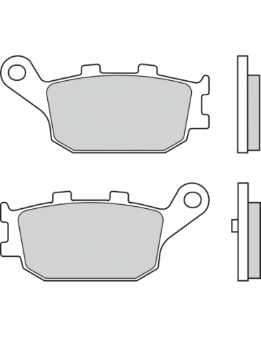 Pastillas de freno orgánicas Brembo 07053. 7053. 7053