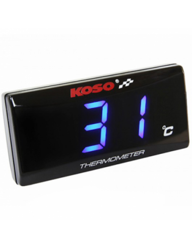 Reloj de temperatura digital KOSO Super Slim azul BA024B10. BA024B10. 4260303010526