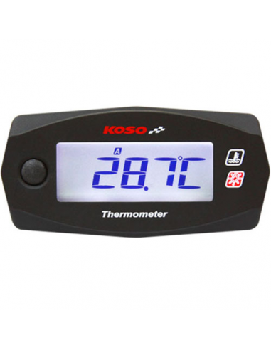 Reloj de temperatura digital Dual KOSO Mini4 Race Blanc/Negro(Bateria independiente) BA033020. BA033020. 4260303013664
