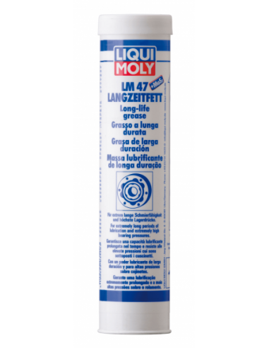 Cartucho 400g de grasa de larga duración Liqui-Moly LM 47 +MOS2. 3520. 4100420035203