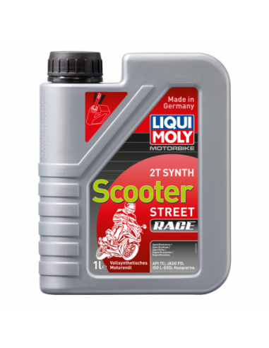 Bote 1L de aceite Liqui-Moly 2T SYNT SCOOTER STREET RACE. 1053. 4100420010538