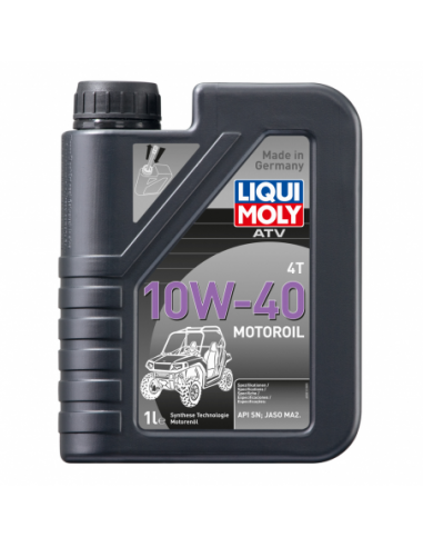 Bote 1L de aceite sintético Liqui-Moly ATV 10W-40. 3013. 4100420030130