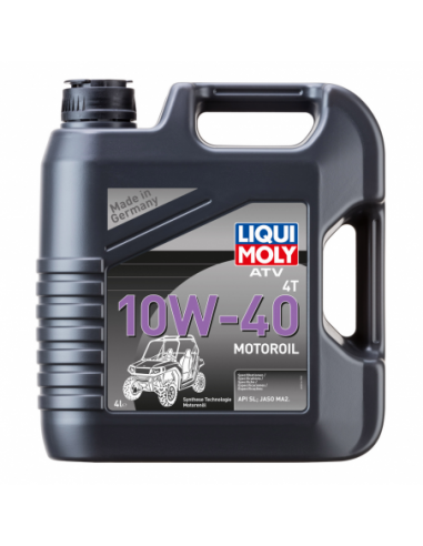 Garrafa 4L de aceite sintético Liqui-Moly ATV 10W-40. 3014. 4100420030147