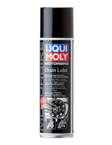 Bote spray 250ml grasa sintética para cadena moto Liqui-Moly. 1508. 4100420015083