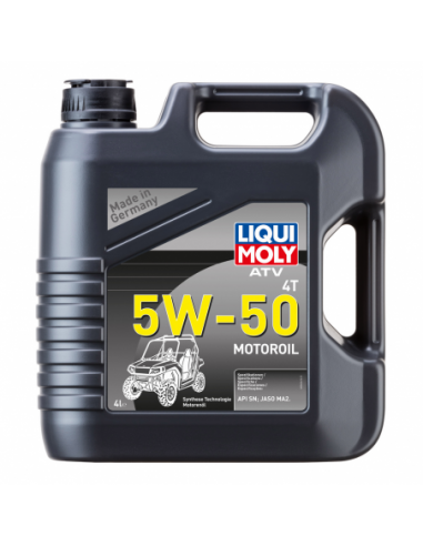 Garrafa 4L aceite sintético Liqui-Moly ATV 5W-50. 20738. 4100420207389