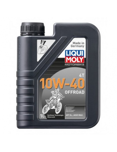 Botella de 1L aceite Liqui-Moly sintético 10W-40 Off road. 3055. 4100420030550